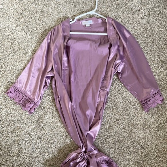 Purple Satiny Robe - Picture 1 of 2